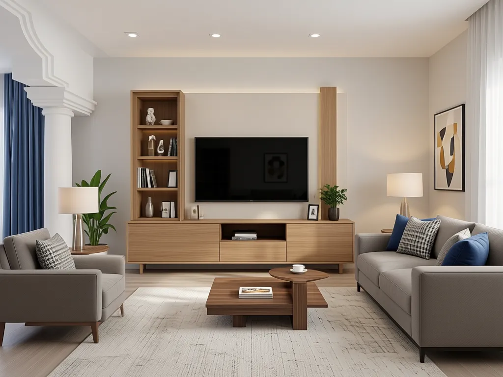 TV unit after user design